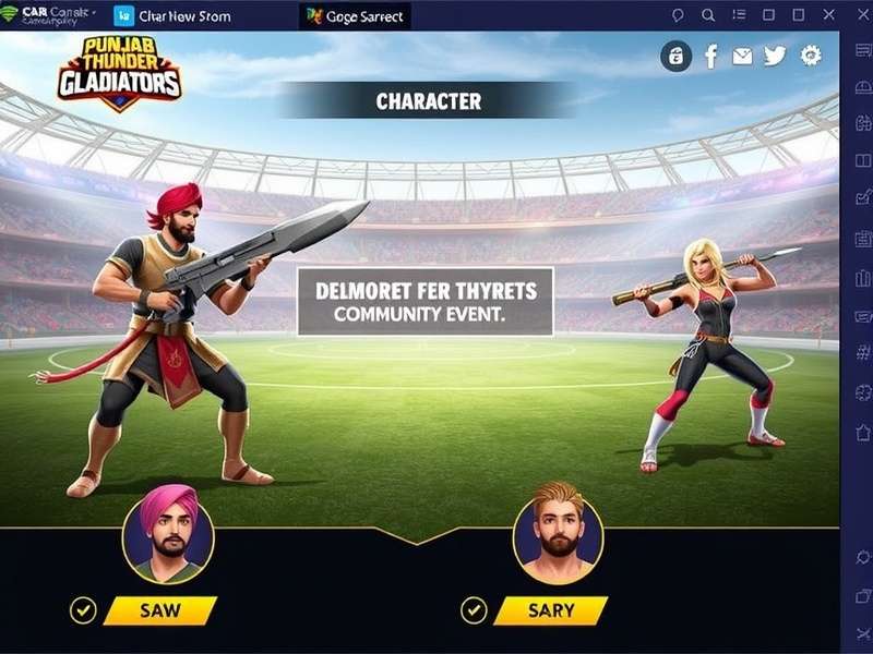 Punjab Thunder Gladiators character selection